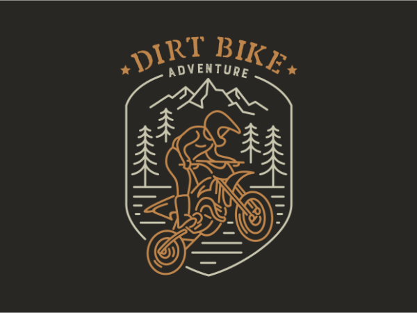 Dirt bike 1 t shirt design for purchase