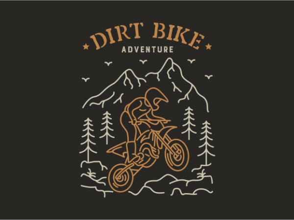 Dirt bike 2 buy t shirt design for commercial use