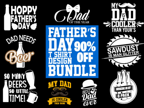 Fathers day trending dad t shirt design bundle part 2