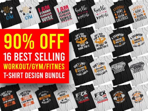 16 Best Selling Gym Bundle, 16 Best Selling Workout Bundle, 16 Best Selling Fitness Bundle, 16 Best Selling Exercise Bundle T-Shirt Design for Commercial Use 16 Best Selling Gym Bundle, 16 Best Selling Workout Bundle, 16 Best Selling Fitness Bundle, 16 Best Selling Exercise Bundle T-Shirt Design for Commercial Use