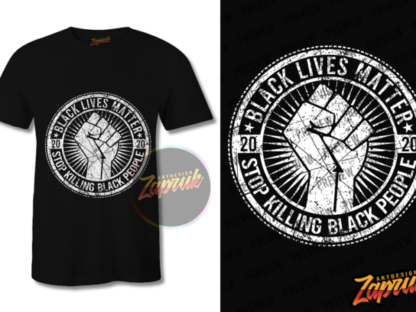 Black lives matter tshirt design tee