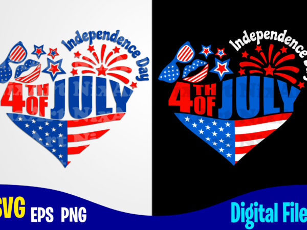 4th of july svg, 4th july, usa flag, stars and stripes, patriotic, america, independence day design svg eps, png files for cutting machines and print