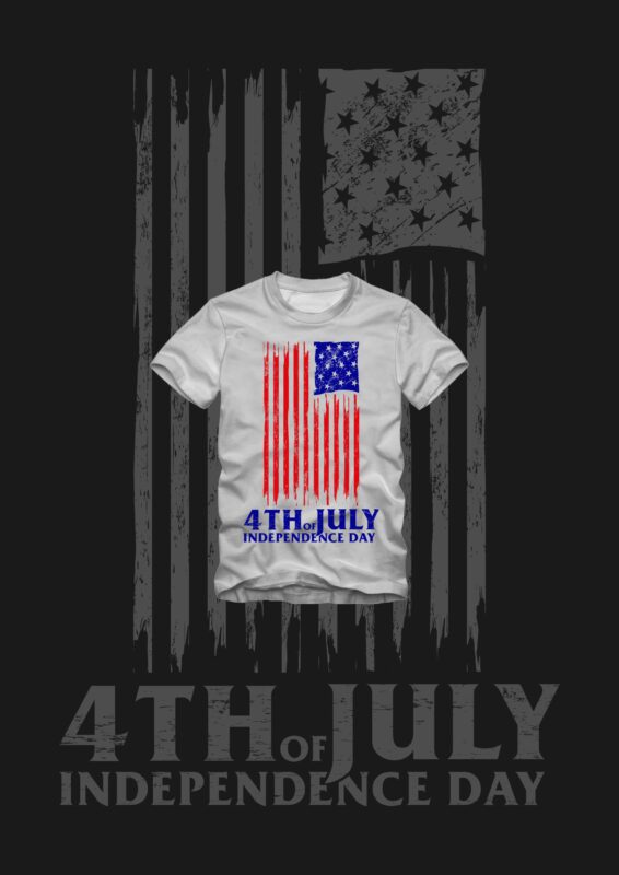 america’s independence day vector design t-shirt template buy t shirt design