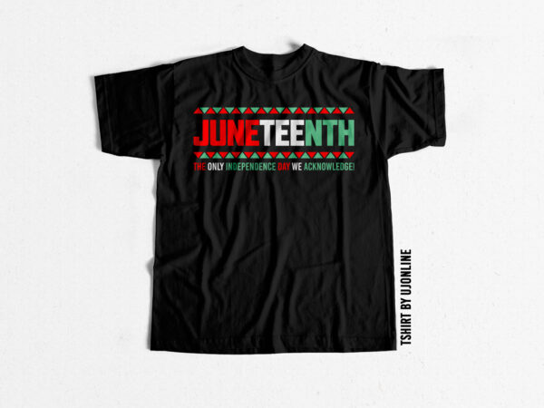 Juneteenth print ready t shirt design