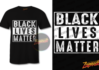Black Lives Matter #3 graphic t-shirt design tee