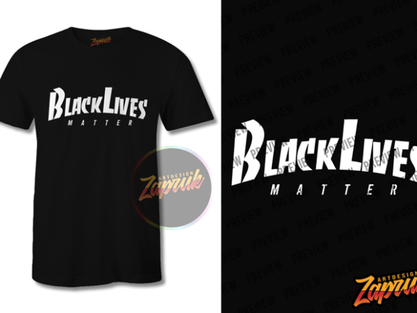 Black lives matter #5 graphic t-shirt design tee
