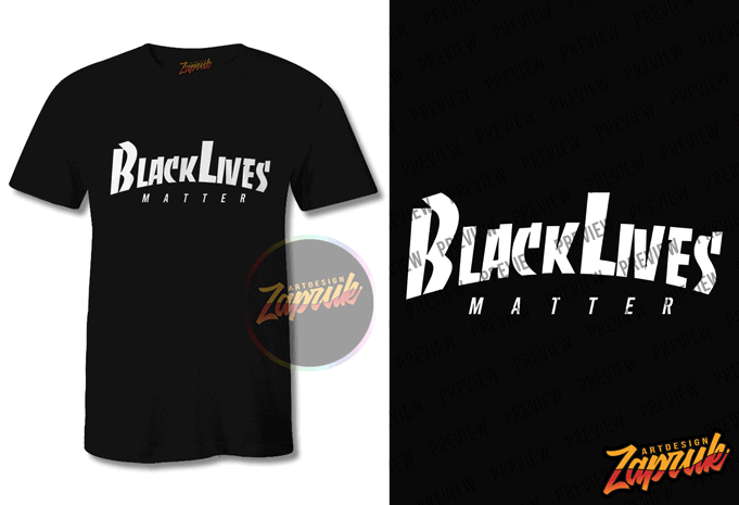 Black Lives Matter #5 graphic t-shirt design tee