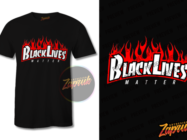 Black lives matter #6 graphic t-shirt design tee