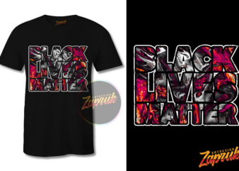 Black lives matter #9 graphic t-shirt design tee