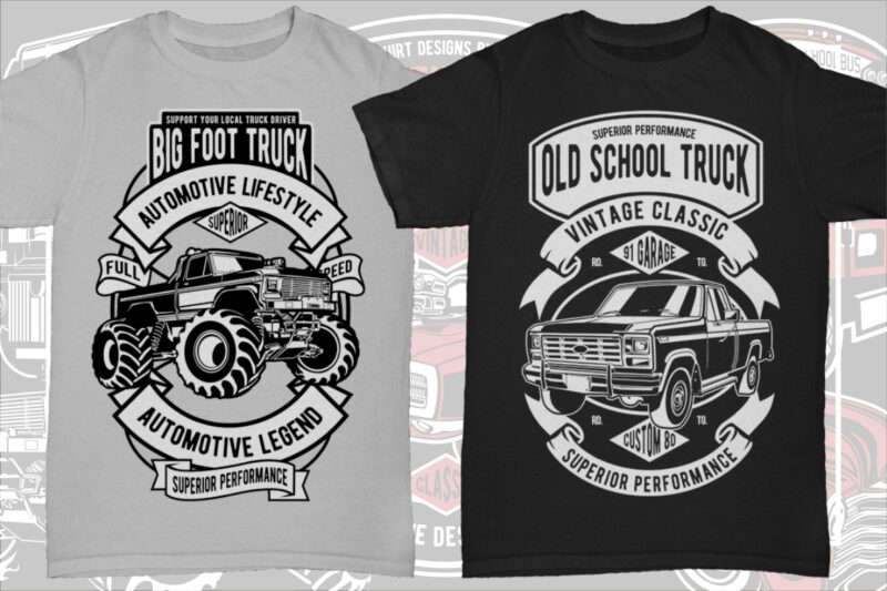 25 Automotive Tshirt Designs Bundle