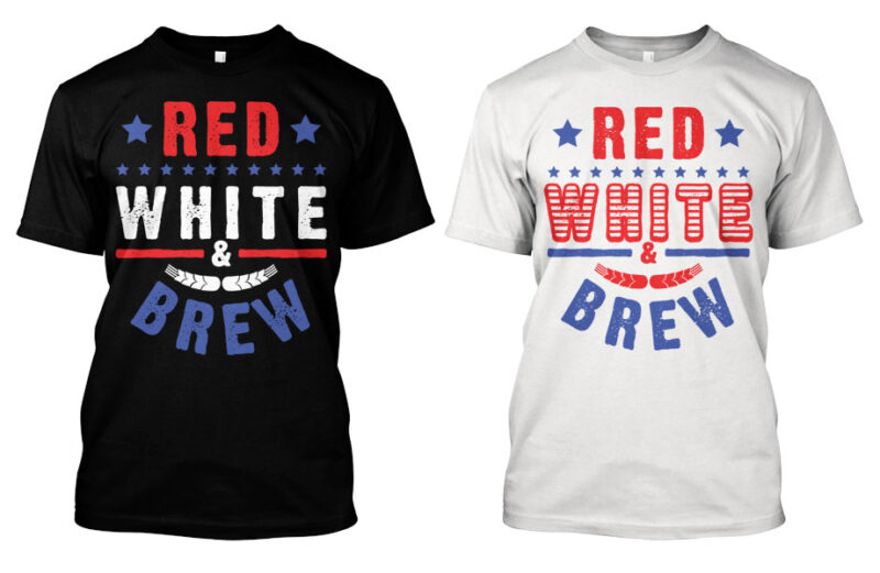 15 American T-Shirt Designs Bundle