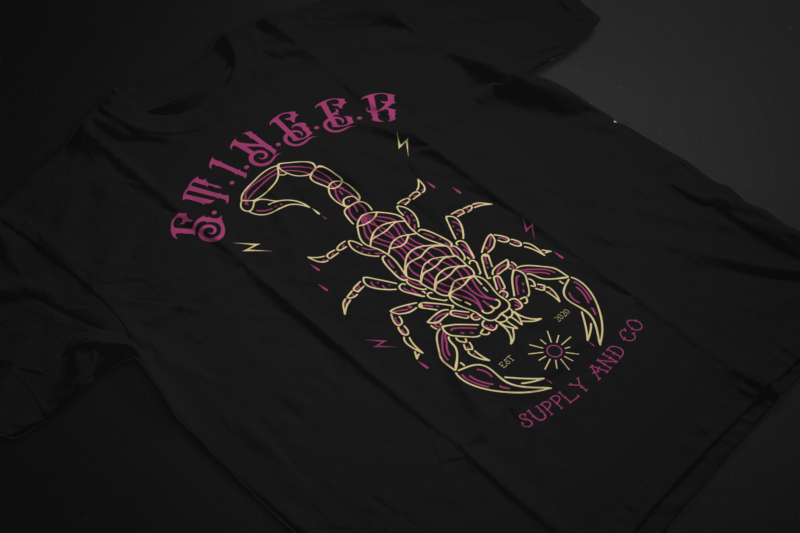 Scorpion 2 T-Shirt Design