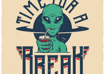 Time For A Break buy t shirt design