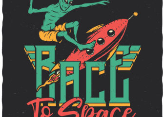 Race To Space t shirt design online