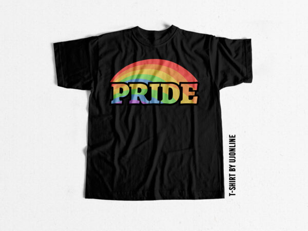 Pride – pride month – pride typography t shirt design for purchase
