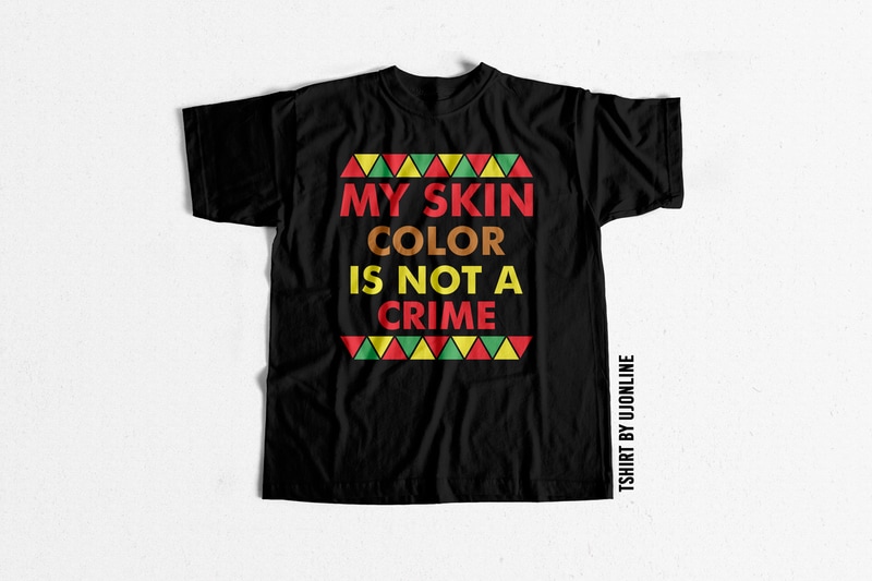 My Skin Color is not a Crime black lives matter t-shirt ...