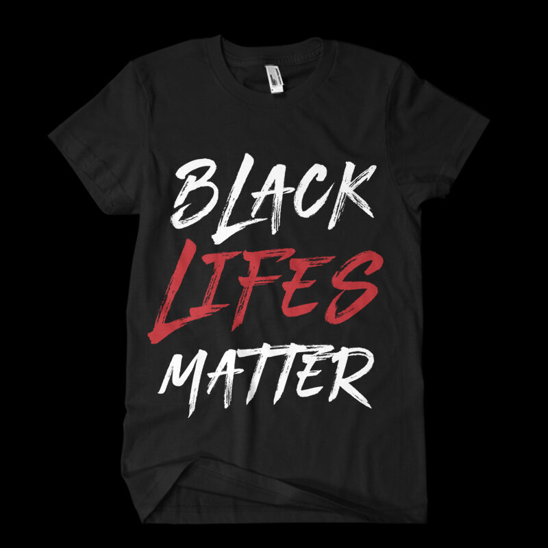 black lifes matter 2 t shirt design for download