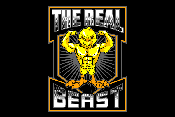 The real beast t-shirt design for sale