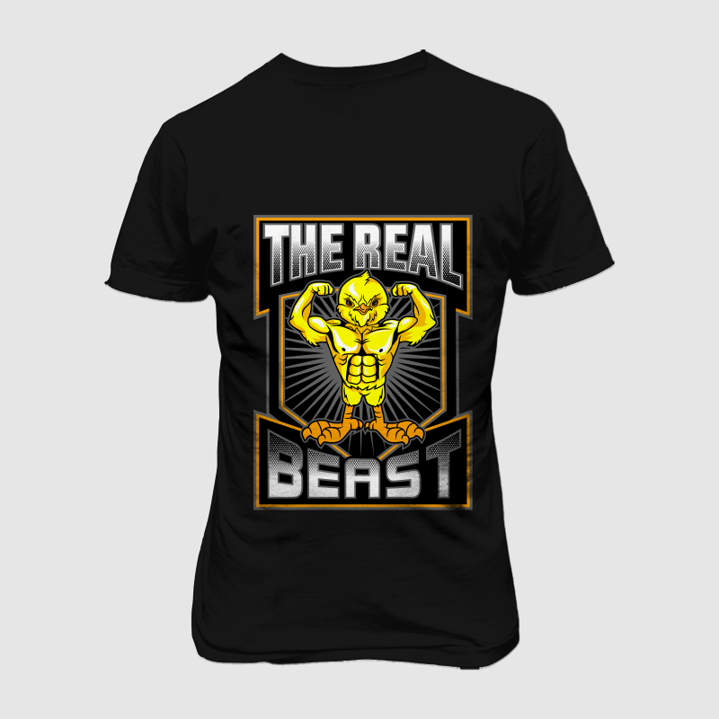THE REAL BEAST t-shirt design for sale