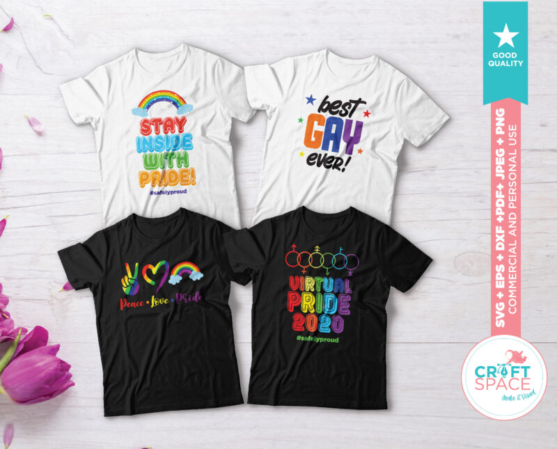 Instant Download LGBTQ Pride Gay 2020 svg, dxf, pdf, eps, png, jpeg buy t shirt design for commercial use