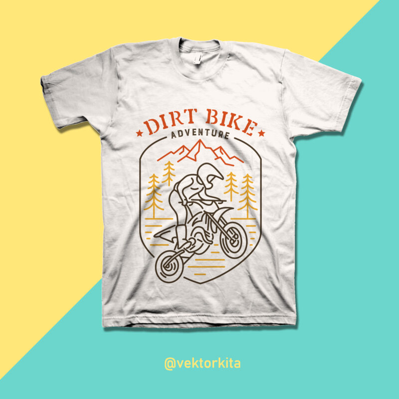 Dirt Bike 1 t shirt design for purchase