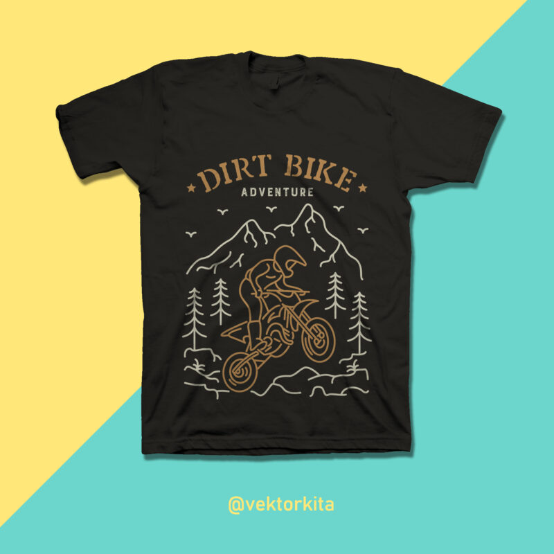 Dirt Bike 2 buy t shirt design for commercial use