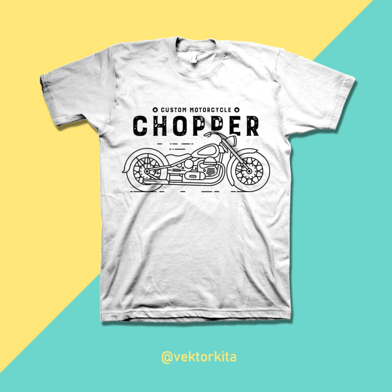 Chopper 2 graphic t-shirt design