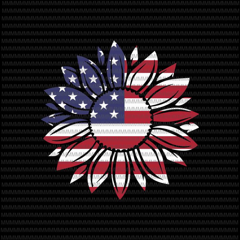 Free Free 130 American Flag Sunflower Svg SVG PNG EPS DXF File