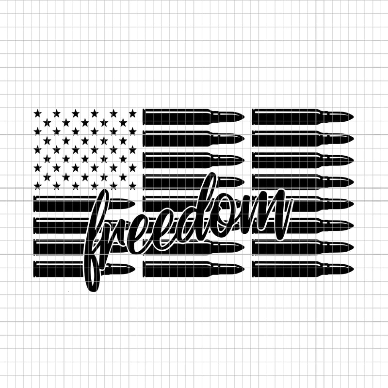 american flag bullet shirt