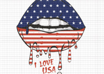Lips flag svg, Lips USA, Merican flag lips, Merican flag lips svg, 4th of July SVG, Independence Day, Independence Day svg, Fourth of July svg,