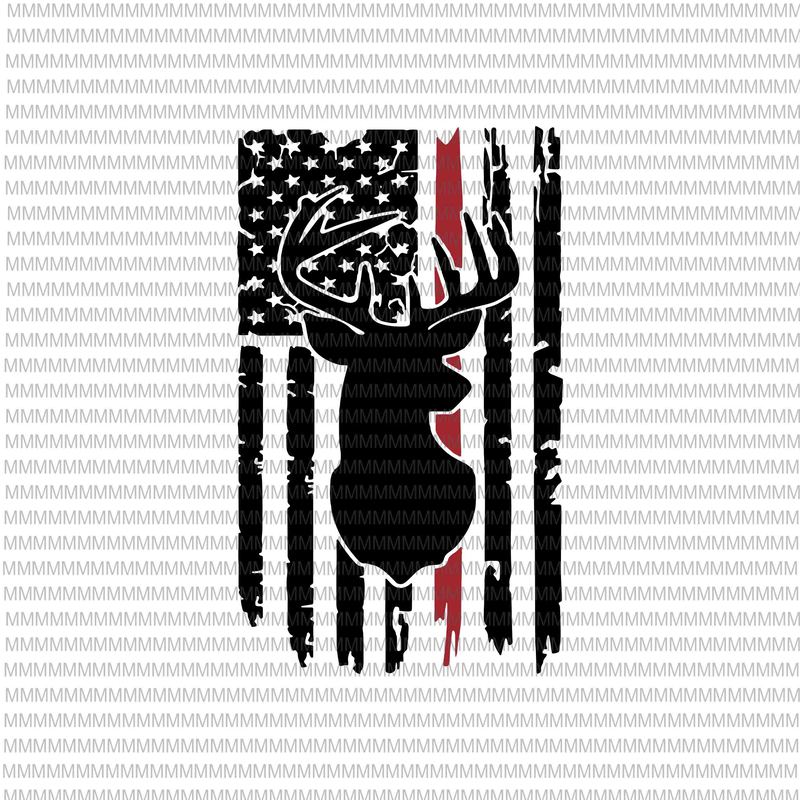 Download Deer hunt flag svg, 4th of July svg, Deer distressed flag ...