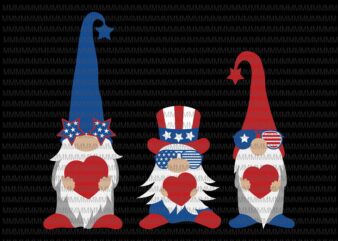 Patriotic Gnomes SVG, Gnomes 4th of july svg, Three Gnomes svg, 4th Of July Svg, Independence Day Svg, American Flag Svg, Love Usa Svg buy