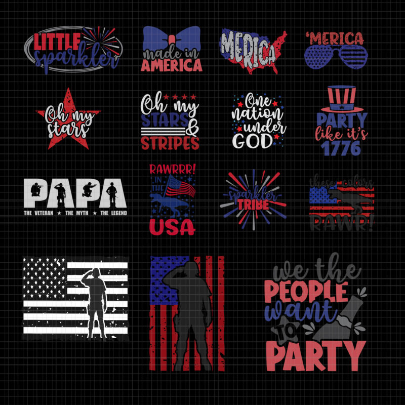 Bundle fourth of july svg, america svg, bundles 4th of july, 4th of july design, 4th of july svg, 4th of july, merica svg, patriotic