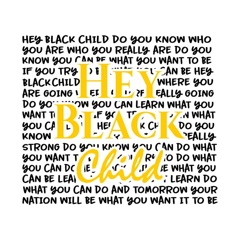 Download Hey black child svg, I can't Breathe svg, black lives ...