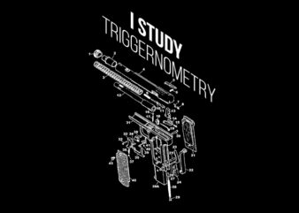 i study triggernometry2 ready made tshirt design