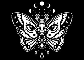 butterfly t-shirt design for sale