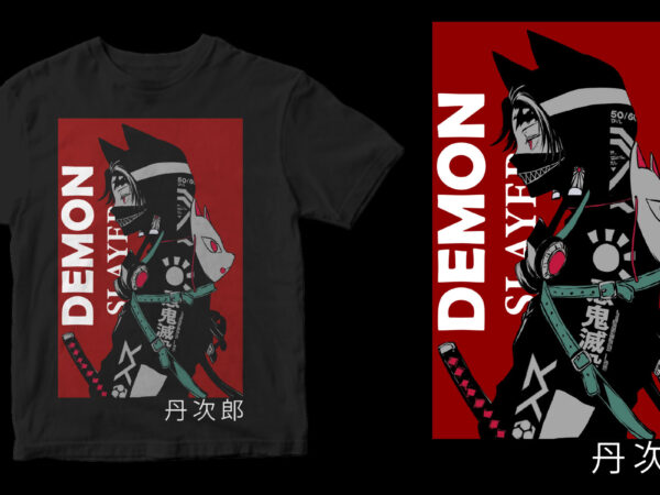 demon slayer design for t shirt demon slayer design for t shirt