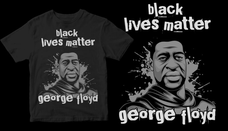 black lives matter ready made tshirt design