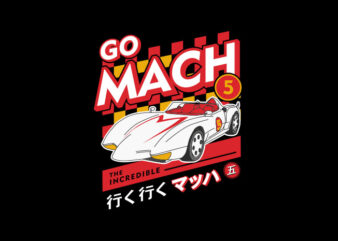 go mach 5 t shirt design for download