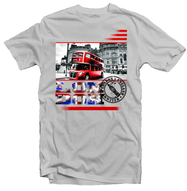 London Stamps t shirt design for sale