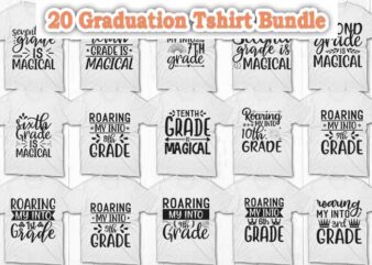 20 graduation tshirt designs bundle, graduation svg bundle, graduation craft bundle, graduation cutfiles, graduation cricut