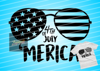 4 th of July Merica vector eps svg png tshirt design