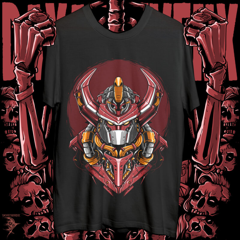 mechanical megazord t shirt design