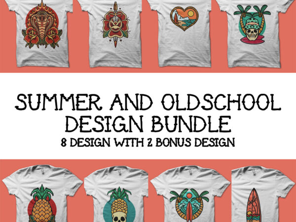 Summer and oldschool design bundle