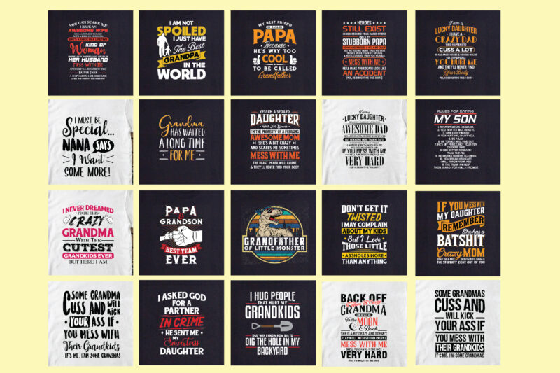 DAD Family SVG PNG files / best father day t-shirt design