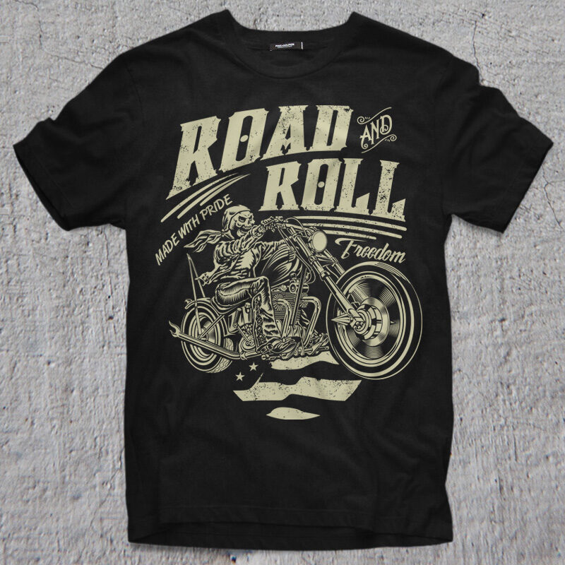 64 BEST BIKER THEME t shirt & poster designs bundle commercial use t shirt designs