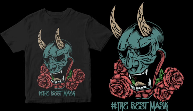 10 type design in 1 design the best ronin mask t shirt design for purchase