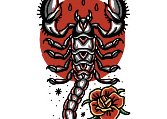 scorpion tattoo shirt design png