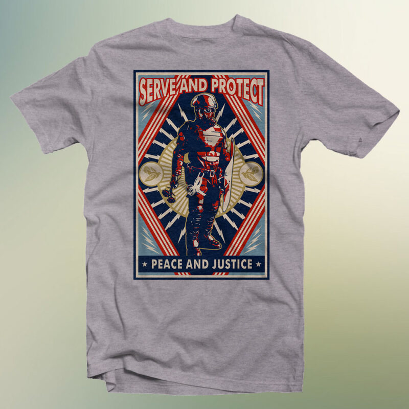 serve and protect t shirt design for download