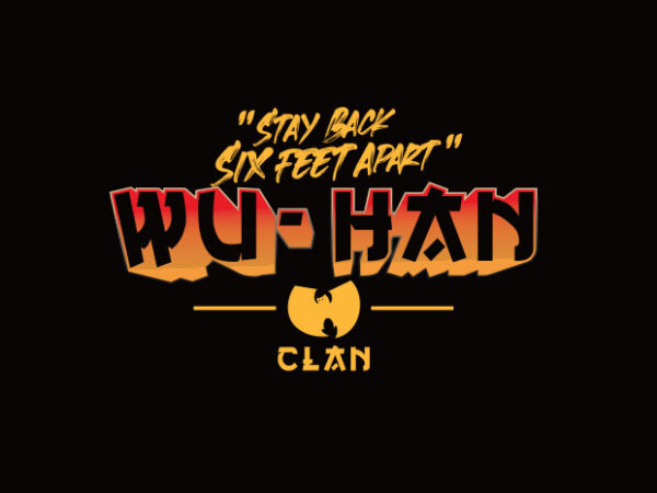 Wuhan clan graphic t-shirt design